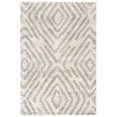 thumbnail image 4 of SAFAVIEH Berber Shag Collection BER218A Cream / Grey Rug, 4 of 10