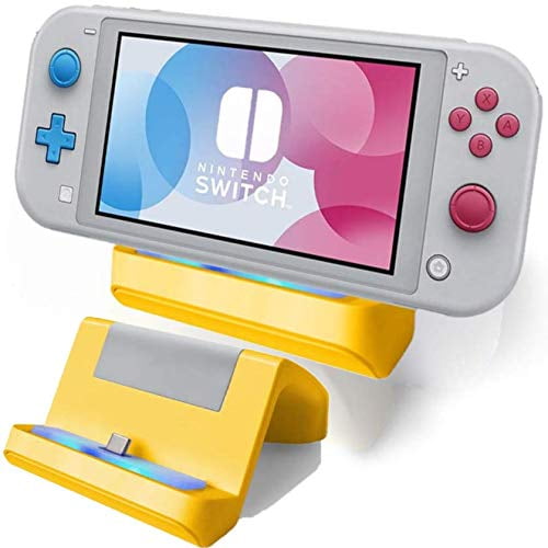 Tne Switch Lite Charger Stand Mini Charging Display Dock Station Holder Accessories With Usb Type C Port For Nintendo Switch Switch Lite 19 Portable Gaming System Yellow Walmart Com Walmart Com