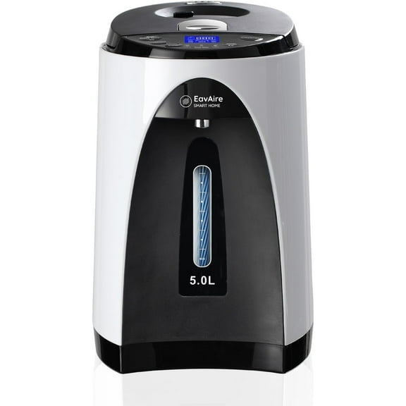 EavAire Digital Water Boiler Kettle Warmer, Fahrenheit Temp Display, Shabbat Manual Pump, Child-Proof Lock, Quick-Temp or Boil Option, Modern Design for Tea, Coffee, 5 Liter Capacity, Home and Office