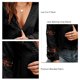 thumbnail image 5 of Blusa holgada Nikou escote en V profundo manga larga verano mujer, 5 of 6