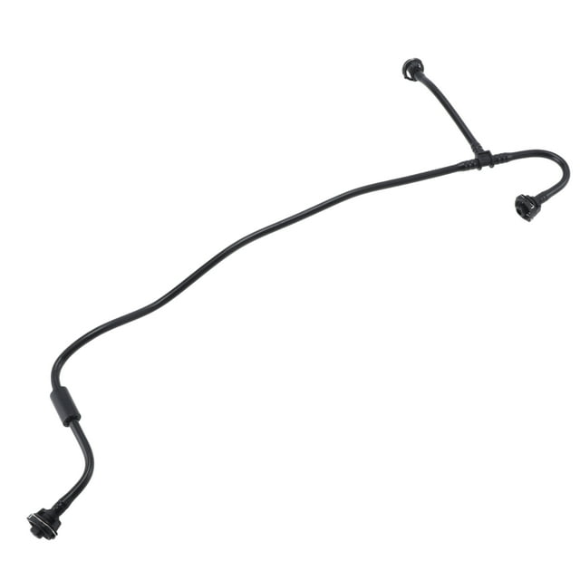 Manguera del radiador Unique Bargains, manguera de calefacción del radiador, manguera de salida del radiador No. 4KD121081D para Audi A6L 2005-2012, tubo de refrigerante de plástico negro 1 Pc