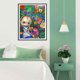 thumbnail image 4 of 11CT punto de cruz completo Big Eye Doll estampado DIY bordado impreso artesanías de pared FLhrweasw Nuevo, 4 of 9