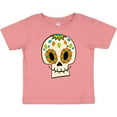 thumbnail image 3 of Inktastic Smiling Sugar Skull for Day of the Dead Boys or Girls Baby T-Shirt, 3 of 5