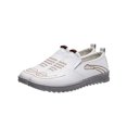 thumbnail image 3 of UKAP Mens Comfort Non-Slip Casual Shoes Business Lightweight Slip On White 7, 3 of 6