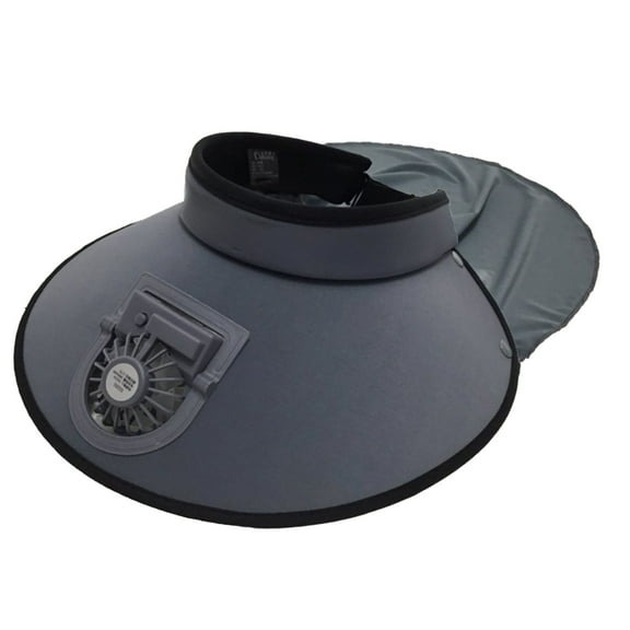 Wide Brimmed Sun Protection Hat with Built-In USB Fan, Adjustable & Quiet Cooling Hat for Outdoor Travel & Hot Weather Protection