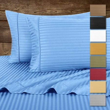 Hotel Life Deluxe 100% Cotton Sateen Sheet Set By Refael Collection Twin size 