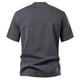 thumbnail image 4 of pstuiky camisetas camisas para hombre, Blusa básica de manga corta con cuello redondo y mangas cortas para hombre ropa de hombre xxl, 4 of 4