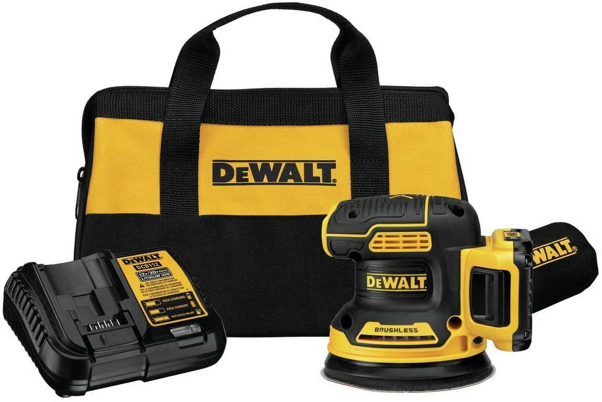DEWALT 20V MAX Random Orbit Sander, 5-Inch, Cordless Kit (DCW210D1)