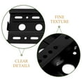 thumbnail image 4 of Raindrops 1Pack Black Low Wall Mount Bracket Space Saving For 26-65 Inches Tv Compatibility Modern Style, 4 of 7