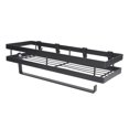 thumbnail image 1 of Estante para especias de pared estante para especias multifunción de metal de un nivel para montaje en pared ahorro de espacio para baño ANGGREK Otros, 1 of 8