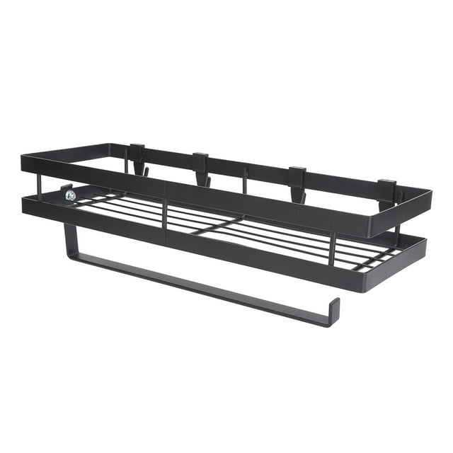 Estante para especias de pared estante para especias multifunción de metal de un nivel para montaje en pared ahorro de espacio para baño ANGGREK Otros