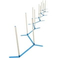 thumbnail image 1 of Handlers Choice Adjustable 12 Pole Continuous Agility Weave Pole Set with Grass Stakes, 1 of 3