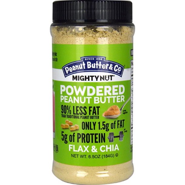 Peanut Butter & Co. Mighty Nut Powdered Peanut Butter, Flax & Chia, 6.5