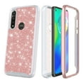 thumbnail image 3 of for Motorola Moto G Fast Glitter Bling Full Body Built In Screen Protector Case Phone Case PU Shock Bumper Scratch Guard Skin Wrap Slim Cover, 3 of 4