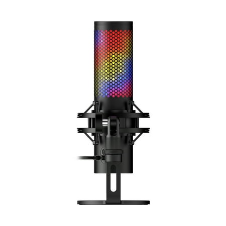 HyperX - QuadCast 2 S Wired Multi-Pattern USB Electret Condenser Microphone