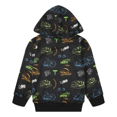 

Toddler Boys Dinosaur Sweatshirts Casual Pullover Cotton Crewneck Hoodie Winter Long Sleeve Cartoon Tops Casual Clothes 2T (Dino-139)