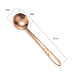 thumbnail image 4 of Floral Thick Pure Copper Spoon,Solid Copper Spoon, Copper Tableware , Dessert Spoon ,Tea Spoon (Length 6.69 inches), 4 of 4
