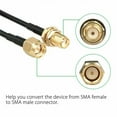 thumbnail image 4 of MYG 1m to 5m SMA Male to Female Coaxial Extension Cable Antenna Wi-F Router, 4 of 6