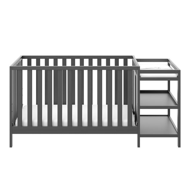 Lit de Bébé 4-en-1 avec Table à Langer Attachée Pacific de Storkcraft