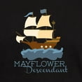 thumbnail image 3 of CafePress - Mayflower Descendant T Shirt - Men's Classic Graphic Cotton T-Shirt, 3 of 4