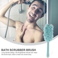 thumbnail image 4 of Bath Scrubber Brush Long Handle Shower Body Sponges Back Nylon Mesh Brush for Utility Bathroom Accessories for Men and Women (Random Color), 4 of 6