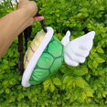 thumbnail image 2 of Mochila de peluche de tortuga verde con pinchos, 30 cm, adorable bolso de hombro de peluche para niños y adolescentes, 2 of 4
