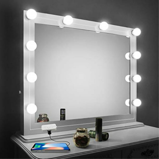 Vanity Mirror Lights Kit Led For, Desk Vanity Mirror With Lights
