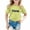 Light Green, variant on Kids Squid Theme Printed Loose T Shirt White 5-6 Years