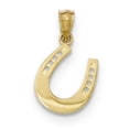 thumbnail image 1 of 14K Yellow Gold Gold Polished Horseshoe Pendant, 1 of 2