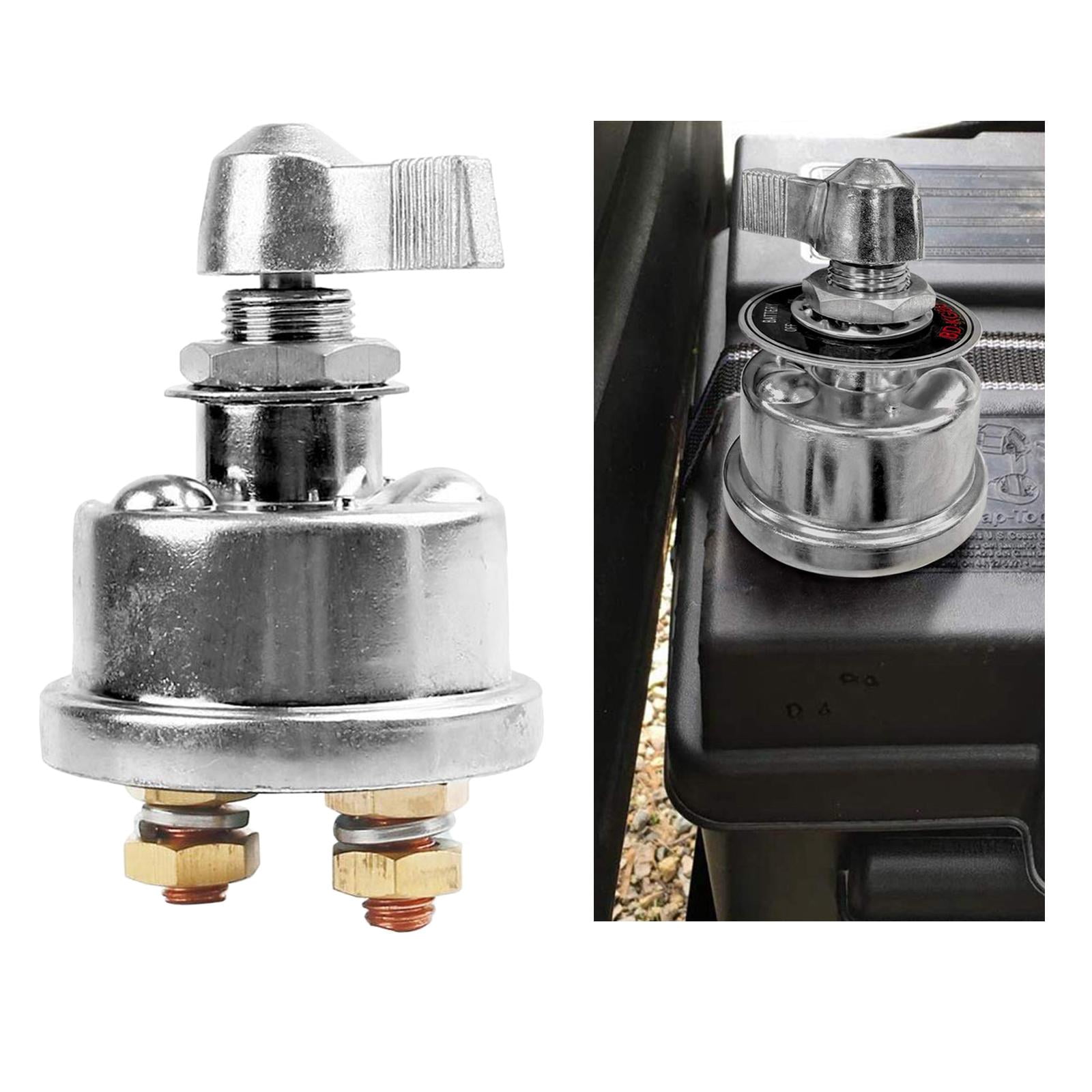 Wzmzjy High Current Master Battery Disconnect Switch With Face Plate For Car Vehicle RV