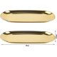 thumbnail image 1 of Bandeja de joyería ovalada de acero inoxidable de sobremesa 18x8,5 cm (dorado) 2 piezas (t-0-g) ZefeiWu 8390615859714, 1 of 1
