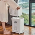 thumbnail image 1 of Hamper,Laundry Basket Bottom Opening Laundry Basketwith Wheels Laundry Basket Convenient Use, 1 of 7