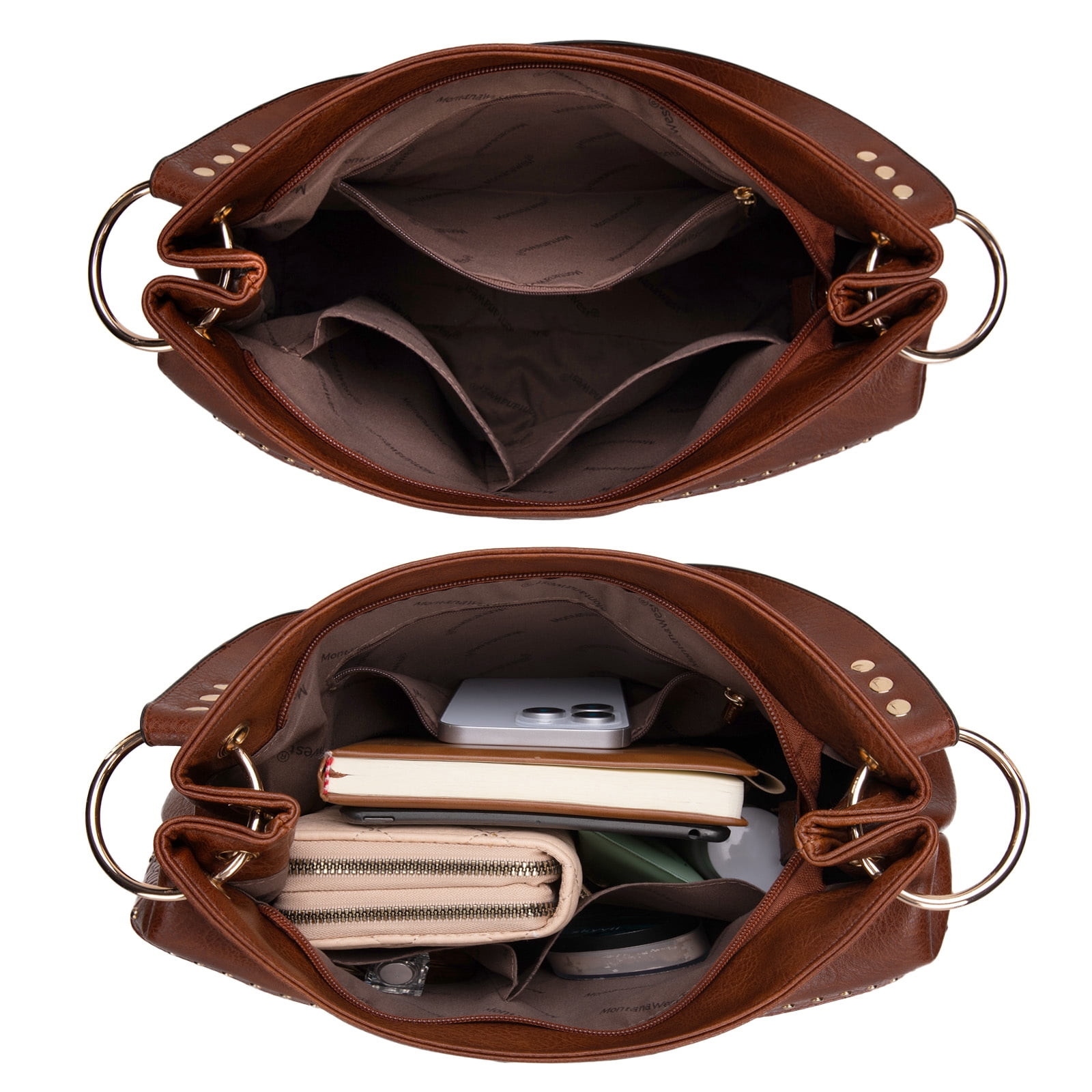 Montana West Hobo Bag Purses and Handbags for Women Top Handle Handbags with Zipper