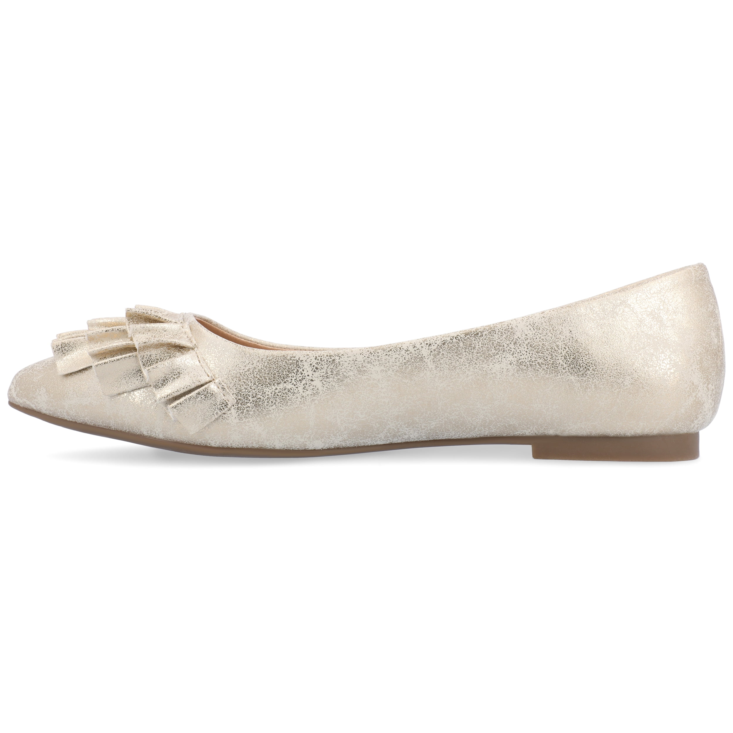 Journee Womens Judy Slip On Pointed Toe Ballet Flats, Widths Available