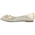 thumbnail image 3 of Journee Womens Judy Slip On Pointed Toe Ballet Flats, Widths Available, 3 of 10