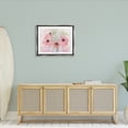 thumbnail image 2 of Stupell Industries Delicate Pink Flower Blossoms Bouquet Doily Vase Graphic Art Luster Gray Floating Framed Canvas Print Wall Art, Design by unknown, 2 of 6