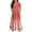 Red, variant on HomeGardon Girls Dress,Dresses for Girl Fashion Girls Summer Short Sleeves Round Neck Solid Color Dress,130-160
