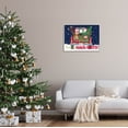 thumbnail image 2 of Stupell Industries Happy Haul-idays Christmas Gift Truck Graphic Art Gray Framed Art Print Wall Art, Design by Amanda McGee, 2 of 7