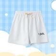 thumbnail image 5 of Fengyings Little Girls Athletic Running Shorts Quick Dry Summer Shorts Gym Drawstring Shorts for Girls 2-10 Years, 5 of 7