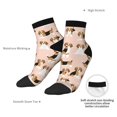 thumbnail image 6 of Pofeuu Beagle Dog On Brown Print 30cm Socks, Adult Running Hiking Socks for Youth and Adult, 6 of 7