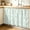 White, Seafoam, Teal, Aquamarine, variant on Grey Floral Cute Cabinet Curtains for Shelves, Summer Cozy Botanical Privacy Curtain for Closet Self Adhesive, Dust-Proof Drapes for Closet Storage Room Classroom Doorway, 32"W x 55"L