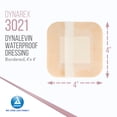 thumbnail image 2 of Dynarex DynaLevin Waterproof Adhesive Bordered Foam Dressings - Zero Latex, Sterile, Medium-Absorbency - 4 x 4", 10 Bandages per Box, 12 Boxes per Case, 2 of 7