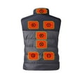 thumbnail image 5 of Usmixi Womens Winter Heated Vest Heated Vest for Women Men Outdoor Plus Size 11 Area Heating Coat Stand Neck Open Front Zip Sleeveless Heated Jacket Outerwear Heated Vest, 5 of 6