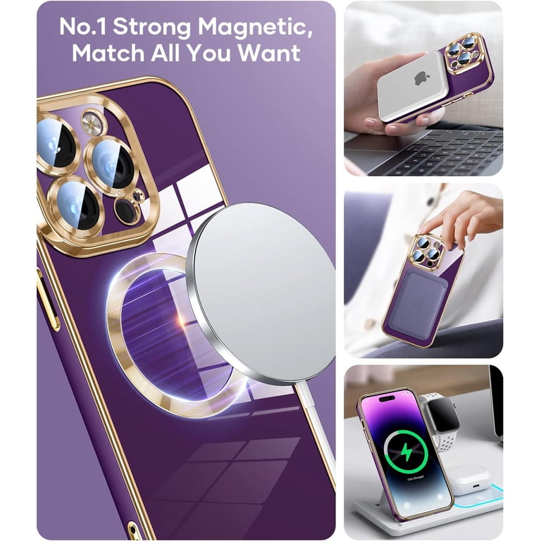Magnetic Ture Color for iPhone 14 Pro Max Case with Exclusive