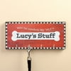 Personalized Did Somebody Say Walk? Leash Hanger