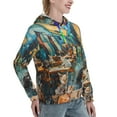 thumbnail image 6 of Lsque Whimsical Cats Night Cafe Pattern Casual Women's Hoodie,Hooded Sweatshirt with Kangaroo Pocket,Pullover Hoodie with Eye-catching Drawstrings-Small, 6 of 7