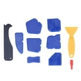 thumbnail image 2 of BIMZUC 11-Piece Multifunctional Caulking Tool Glue Removal Plate Angle Scraper Shovel Set for Home Finishing, 7.09 inches / 18 cm, 2 of 9