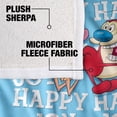 thumbnail image 4 of Ren and Stimpy Blanket, 50"x60" Happy Happy Joy Joy Silky Touch Sherpa Back Super Soft Throw Blanket, 4 of 5