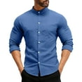 thumbnail image 2 of Elastic Shirt New Men's Business and Leisure Long Sleeved Shirt Slim Fit Professional Dress Best-selling Seasonal Style, 2 of 6