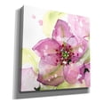thumbnail image 2 of Epic Graffiti 'Pink Flower in the Snow' by Dawn Derman, Giclee Canvas Wall Art, 26"x26", 2 of 8